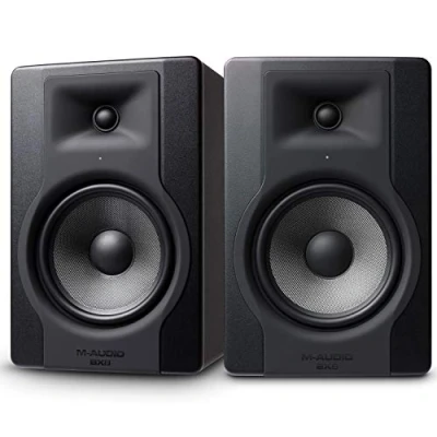 Imagen de M Audio BX8 D3 Pair Par de Monitores Estudio, Altavoces Activos Bidireccionales, 150 W con Woofer 8 para Producción Musical y Mezcla Música, Función Acoustic Space Control Incorporado