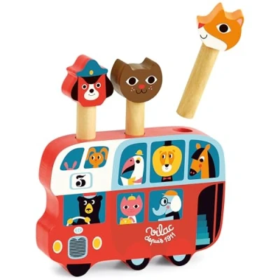 Imagen de VILAC Pop up autobus Ingela P,Arrhenius Juegos eléctricos y de baterías/Acceso, Multicolor, Small (7751)