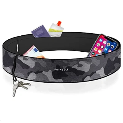 Imagen de Formbelt® Riñonera Deportiva, Cinturon Running, Running Belt Deportivo, para Guardar Teléfonos Móviles iPhone X XS 8 7 9 Samsung S8 S9 + Llaves Botellas Jogging Ciclismo Escalada Yoga Camouflage