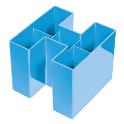 Imagen de Han Bravo Organizador de escritorio (109 x 109 90 mm, 5 compartimentos), color Trend Colour hellblau