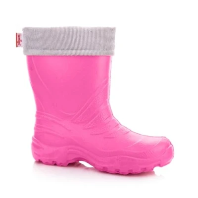 Imagen de LEMIGO Botas de lluvia unisex para niños, EVA, forradas, ligeras, cálidas, niños y niñas, TERMIX 861, 22 37 EU, rosa, 32/33 EU