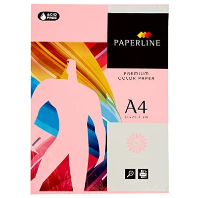 Imagen de Pack 500 Hojas Color Rosa Claro Tamaño A4 80g