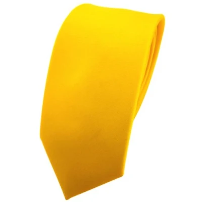 Imagen de TigerTie corbata estrecha amarillo brillante monocromo