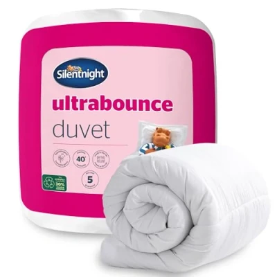 Imagen de Silentnight Edredón Ultrabounce, Microfibra, Blanco, Suelto