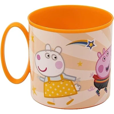 Imagen de ALMACENESADAN, 5074, Taza apta para microondas, capacidad 265ml, producto reutilizable; (Peppa)