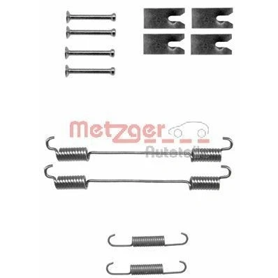 Imagen de METZGER 105 0862 Juego de accesorios, zapatas freno FIAT: Doblo I Familiar