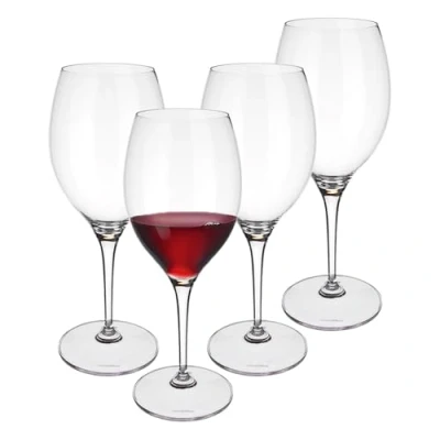 Imagen de Villeroy &amp; Boch Maxima copas de Burdeos, set vino tinto, 4 piezas, para Aperol Spritz y cócteles, copa vidrio cristal, apto lavavajillas