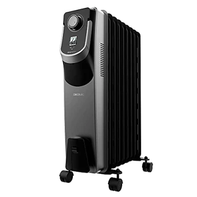 Imagen de Radiador Cecotec ReadyWarm 9000 Space 360º, 9 Elementos, de Aceite, 2000 W, 3 Niveles, Blanco