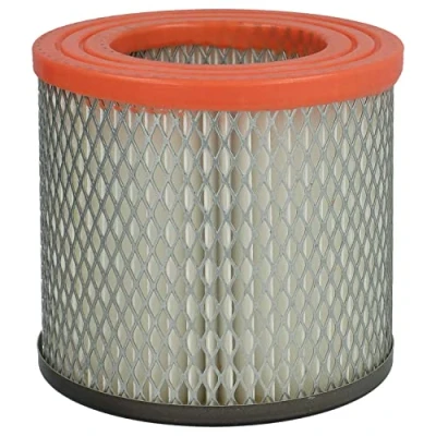 Imagen de vhbw Filtro plisado compatible con Güde AS 18 201 05 58580 aspiradora en seco y húmedo Filtro, cartucho, negro/naranja/blanco/gris