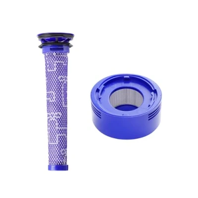 Imagen de INF Accesorios de Repuesto para aspiradora Dyson V8, prefiltro y Filtro Trasero, Juego Repuesto, 2 x filtros