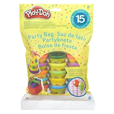 Imagen de Play Doh Bolsa de Fiesta 15 Mini Botes Plastilina 28 Gramos Cada uno para Regalos en Fiestas Manualidades Niños y Niñas 2 Años adelante