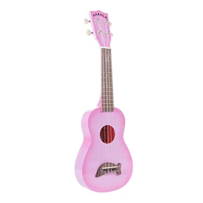 Imagen de Kala MKSDRS Ukelele, clavijero de engranajes, color rosa Sombreado