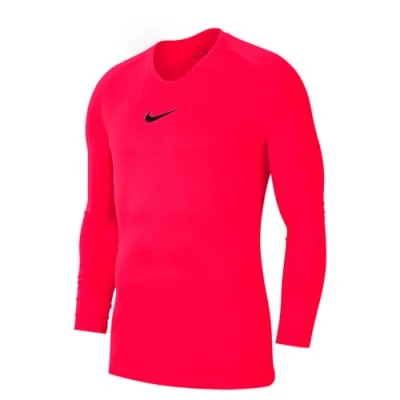 Imagen de Nike AV2611 635 Dri FIT Park First Layer Sweatshirt Unisex Bright Crimson/Black Tamaño S