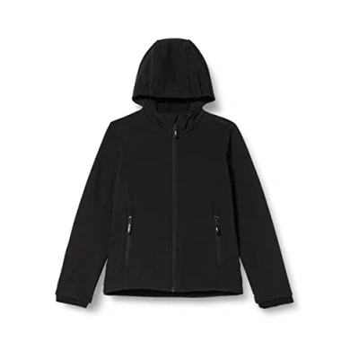 Imagen de CMP Chaqueta Kid G Con Capucha Fija, Softshell Unisex niños, Negro, 110