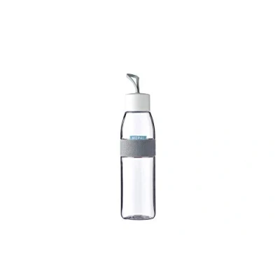 Imagen de Mepal Botella de agua Ellipse reutilizable a Prueba Fugas apta para Bebidas Carbonatadas Adultos y Niños Sin BPA 500 ml White