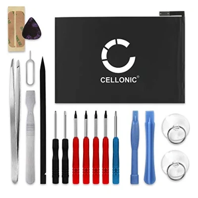Imagen de CELLONIC® Batería Recargable Compatible con Tablet iPad Mini 4 (A1538/A1550) 5100mAh + Juego de Herramientas 17pzas A1546 Repuesto Pila sustitución Battery