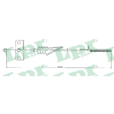 Imagen de LPR C0190B Cable de Freno Mano 685 Tambor FIAT: Multipla