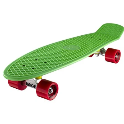 Imagen de Ridge Retro 27 Skateboards, color verde y rojo, 68 cm (28&#039;&#039;)