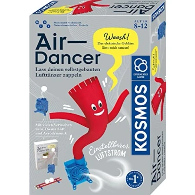Imagen de KOSMOS 620882 Air Dancer, Kit de construcción para Bailarines Aire con Motor y hélice, Divertidos intentos aerodinámica, Caja experimentos niños a Partir 8 12 años, comprensión