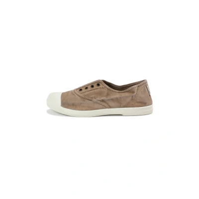 Imagen de Natural World Eco Zapatillas Mujer de algodón orgánico y Caucho Color Beige 102E