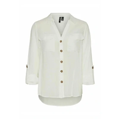 Imagen de Vero Moda Bumpy NEW NOOS Camisa, Mujer, Talla: XS, Snow white