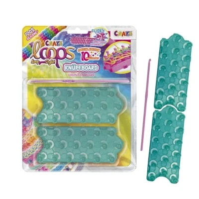 Imagen de CRAZE loops tabla de anudar gomas para hacer pulseras, blister anudar, manualidades niños 50881