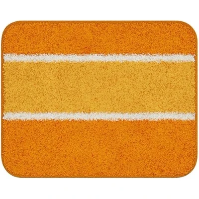 Imagen de Linea Due Alfombra de baño, Polyester, Naranja, 40x50 cm