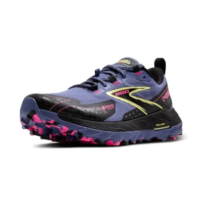 Imagen de Brooks Cascadia 18 GTX Zapatillas de trail running, Mujer, Talla: 36.5, Grey blue black pink Zapatos