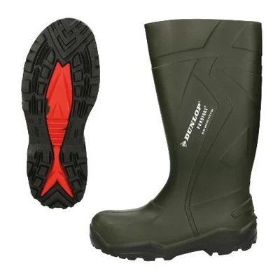 Imagen de Dunlop Purofort+ bota O4, talla 47, Dunlop, Verde Adecuado para Ganadería