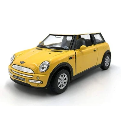 Imagen de ICE TOYS Modelo de coche a escala mini Cooper S (mono amarillo)