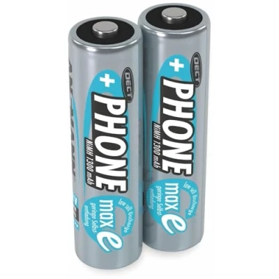 Imagen de Ansmann 5030802 MaxE, Potente Pila previamente cargada, Reducida autodescarga (1300mAh, Mignon AA, 2 Unidades)