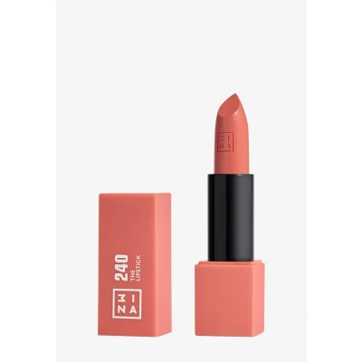 Imagen de 3INA MAKEUP The Lipstick 240 Labial Nude Rosado Cremoso Barra Mate con Vitamina E y Manteca de Karité Alta Pigmentación Olor a Vainilla Vegan Cruelty Free