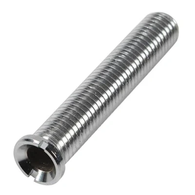 Imagen de M12 x 70 mm Fregadero de cocina, tornillo hueco para fregadero, latón válvulas cesta colador, tapón cocina (plata)