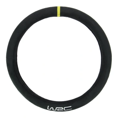 Imagen de WRC 007383 Funda cubierta para el volante negro 35 38 textil
