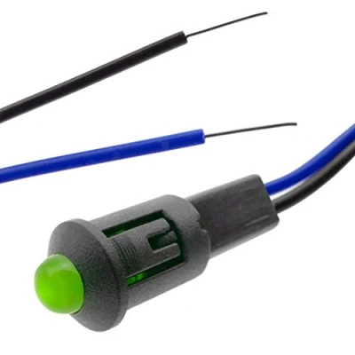 Imagen de BeMatik Luz LED piloto de 8mm 220VAC color verde (QW018)