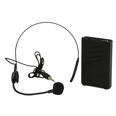 Imagen de Ibiza PORTHEAD12 Micrófono inalámbrico de Diadema VHF 203,5MHz para PORT12VHF BT y PORT15VHF