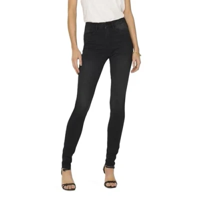 Imagen de Only ONLROYAL Life HW SK DNM BJ13963 Noos Jeans, Black Denim, M / 30 De Las Mujeres