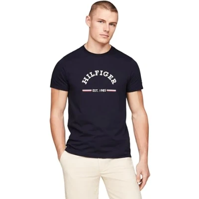 Imagen de Tommy Hilfiger LOGO Camiseta estampada, Hombre, Talla: XS, Desert sky