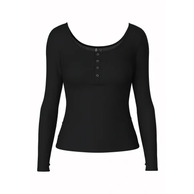 Imagen de Pieces Pckitte Camiseta de manga larga, Mujer, Talla: XL, Black