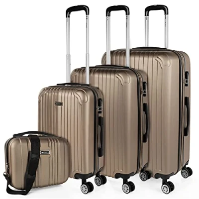 Imagen de Itaca Sevron SET Trolley, Talla: One Size, Champagne