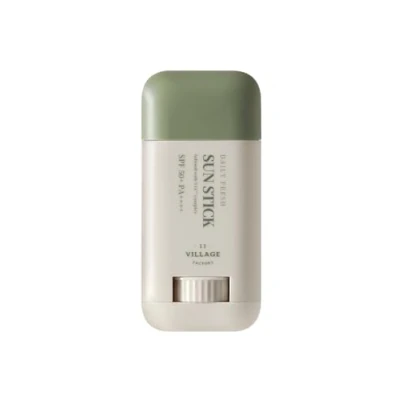 Imagen de VILLAGE 11 FACTORY] Daily Fresh Sun Stick (20 g) Cuidado de la piel coreano Lápiz solar ilumina tez hidrata antiedad mate práctico y fácil llevar