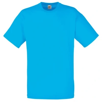Imagen de Fruit of the Loom Camiseta Básica de Manga Corta Modelo Valueweight Hombres (2XL) (Azul Azure)