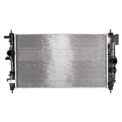 Imagen de NRF 53129 Radiador, refrigeración del motor Aluminio 680 382 28 con piezas de montaje Aletas soldadas OPEL: Astra J GTC, Zafira C Tourer