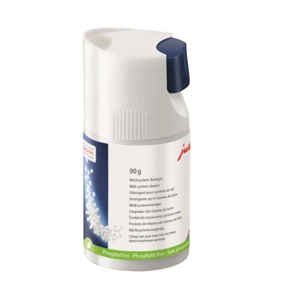 Imagen de Pastillas limpiadoras para cafeteras Jura 24158, Sistema de leche, 90g, Blanco