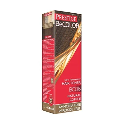 Imagen de Vips Prestige BeColor Tinte Semi Permanente Color Caffee Natural BC06, Sin Amoniaco Peroxide