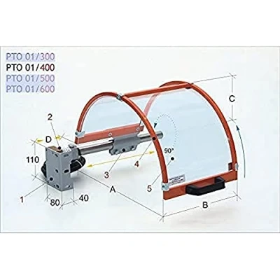 Imagen de Optimum 3401400 Modelo PTO 01/400 Protector de Seguridad para Plato Torno Horizontal