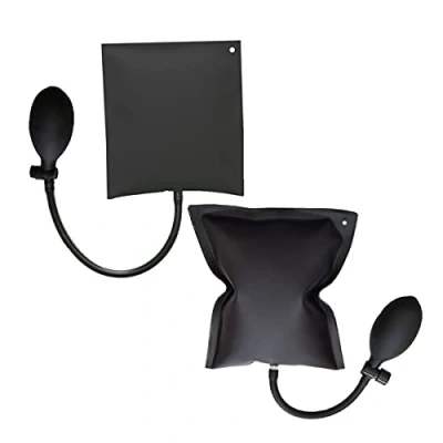 Imagen de Amindz 2 Piezas Air Pump Wedge,Cuña de Aire Hinchable,Peso Carga 200 kg,Air Wedge Cuña,Cuñas para Instalación Puerta Ventana Reparación Auto