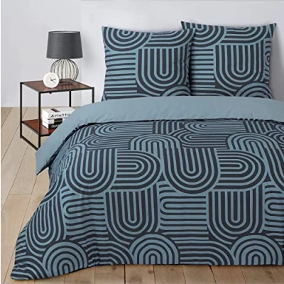 Imagen de Vision Juego de Funda nórdica Marcel 240 x 220 cm con 2 fundas almohada surtidas 65 100% algodón