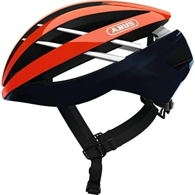 Imagen de ABUS Aventor Casco de bicicleta muy bien ventilado para ciclismo deportivo profesional Unisex, hombre y mujer Naranja, talla S