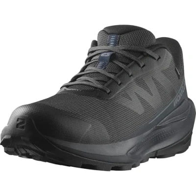 Imagen de Salomon Elixir Tour Impermeables Zapatos de senderismo para Hombre, Comodidad óptima, Pisada suave, Impermeable, Dark Navy, 43 1/3